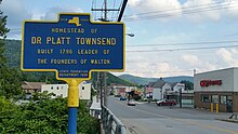 Historic marker for Dr Platt Townsend DrPlatt.jpg