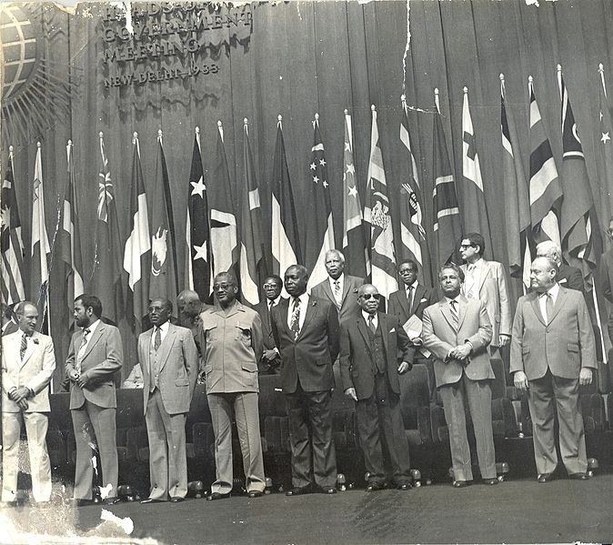 File:Dr Banda attending the Commonwealth Heads of Government Conference in New Dheli, November 1983.jpg