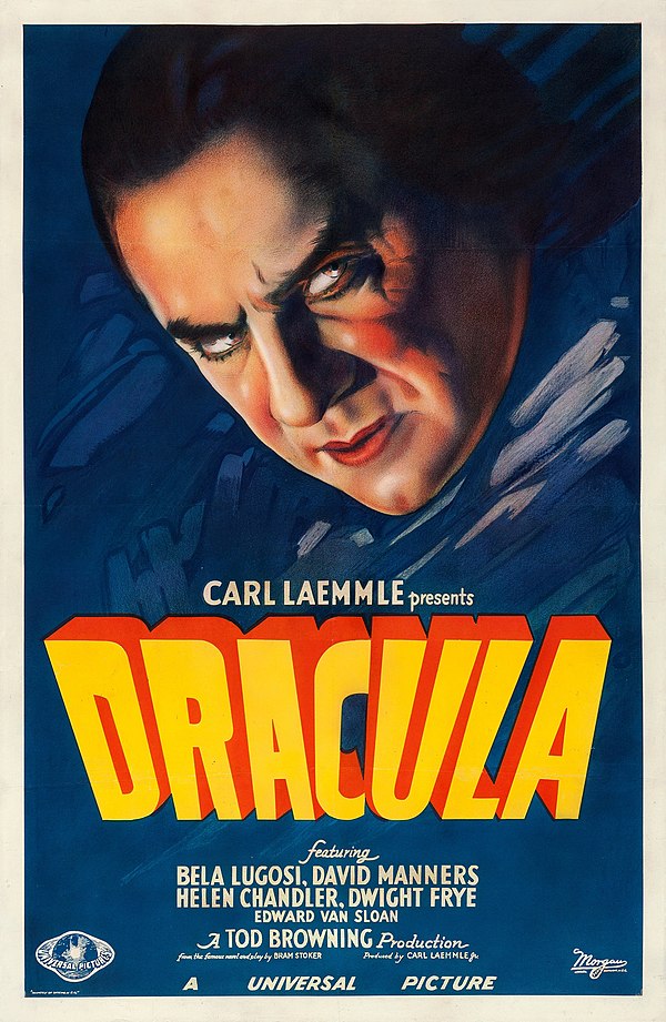Theatrical release poster for Dracula (1931)