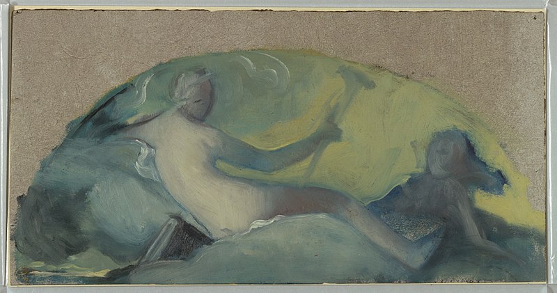 File:Drawing, Study for a Tympanum with Reclining Figure, late 19th century (CH 18102573).jpg