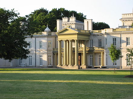 Dundurn Castle was the home built in his native Ontario by Sir Allan Napier MacNab, Premier of Canada before Confederation.