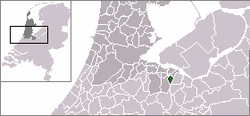 Localização de Laren nos Países Baixos.