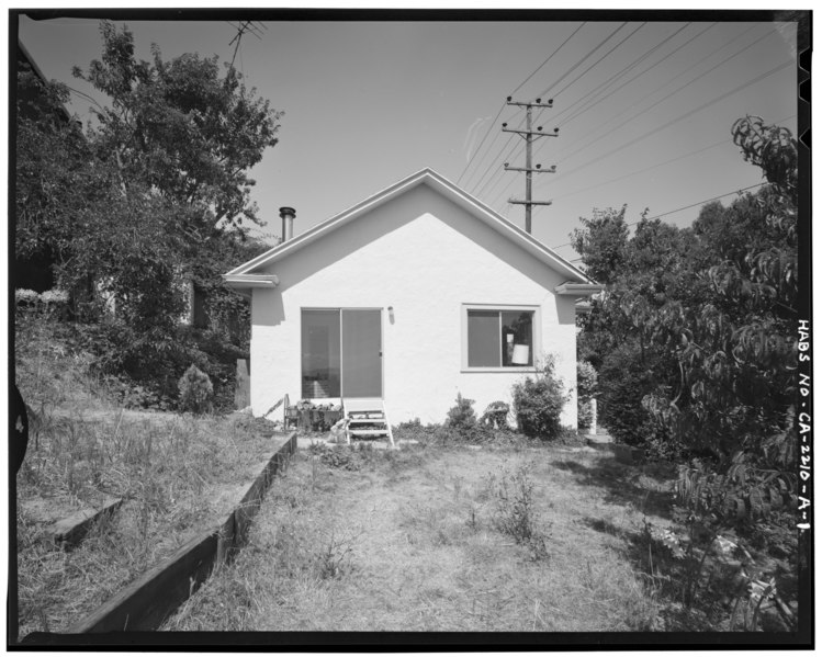 File:EXTERIOR, NORTHWEST VIEW - Point Richmond Historic District, 425 Hillside Street (House), Richmond, Contra Costa County, CA HABS CAL,7-RICH,1-A-1.tif