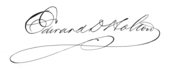 signature d'Edward D. Holton