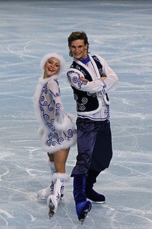 Екатерина Рублёва и Иван Шефер на турнире «Trophée Eric Bompard» в 2009 году.