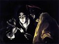 Allegory, Boy Lighting Candle in Company of Ape and Fool by El Greco