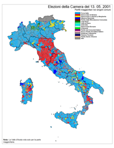 2001 Chamber Elections Comuni.png