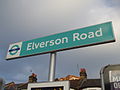 Elverson Road DLR station signage.JPG