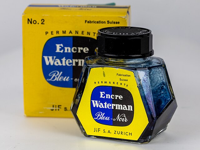 BOUTEILLE À ENCRE NOIR - WATERMAN