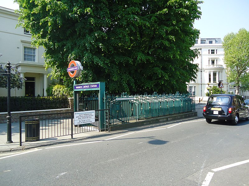 File:Entrance to Warwick Avenue underground station - geograph.org.uk - 2398620.jpg