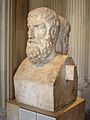 Roman bust of Epicurus, Louvre museum