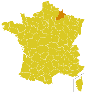 Karte Erzbistum Reims