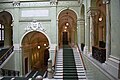 Español: Interior del Parlamento Sueco. Escalera del Riksdag. English: Stairway of the Riksdag.