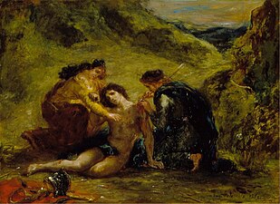 Eugène Delacroix, 1858, musée d'Art du comté de Los Angeles.