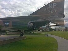 Tailhook of an F-4C Phantom II on display at the Joint Base Elmendorf-Richardson. F4 Phantom at JBER tailhook.jpg