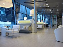 Flughafenlounge der Finnair in Helsinki