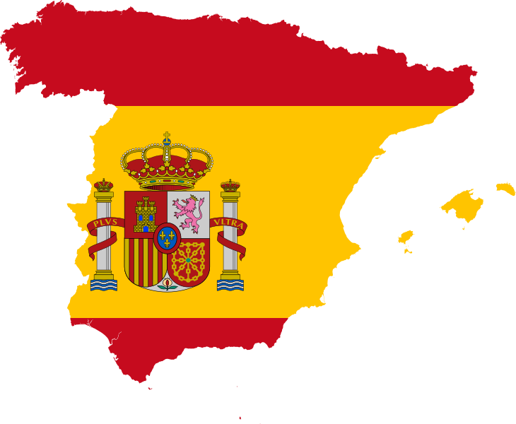 File:Flag map of Spain.svg