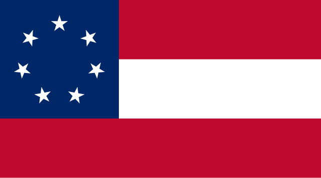 The original Stars and Bars flag.