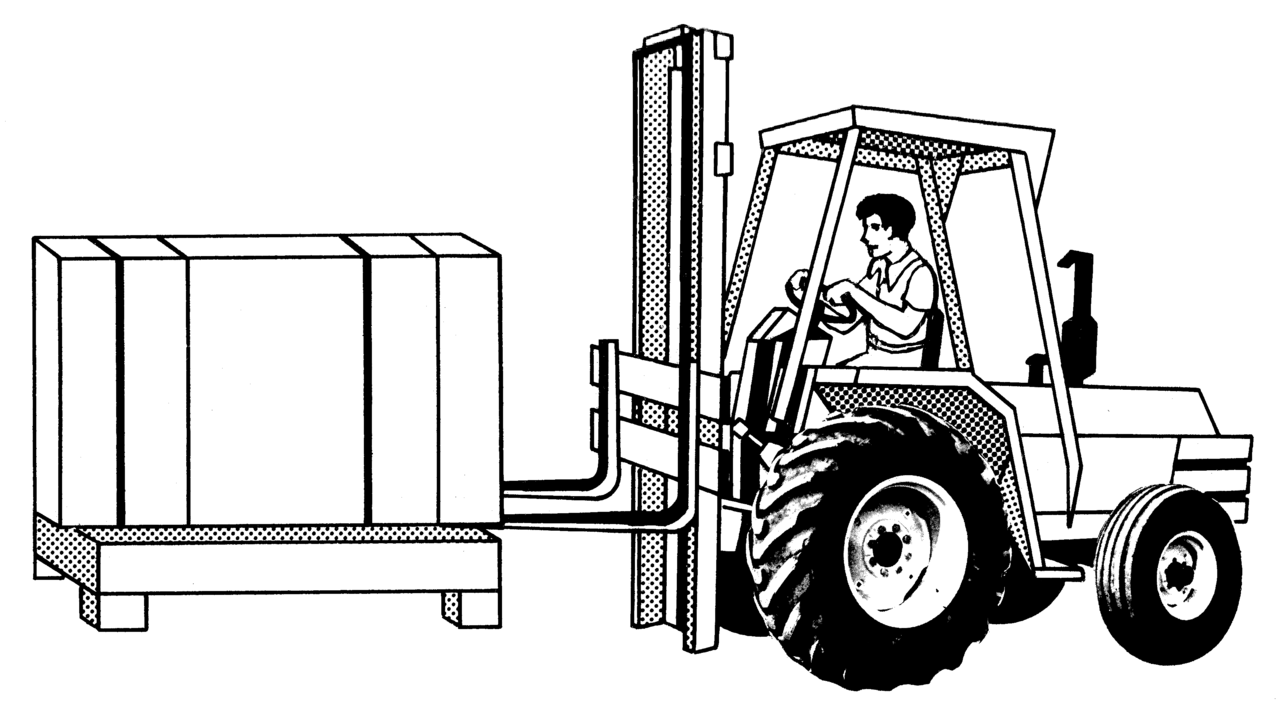 Forklift Coloring Pages 6