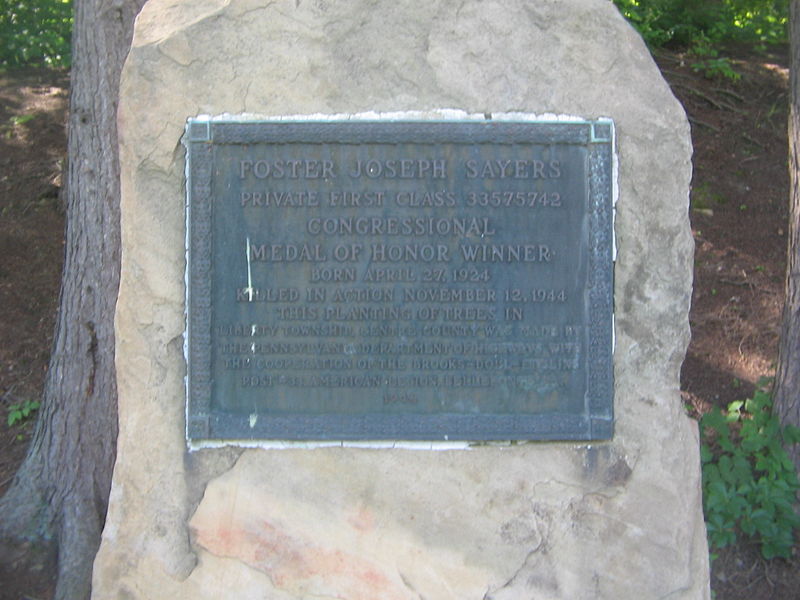 File:Foster Joesph Sayers Memorial plaque.jpg