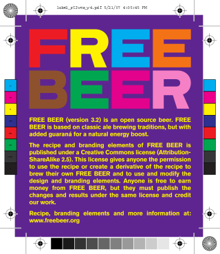 <span class="mw-page-title-main">Free Beer</span> Open source beer