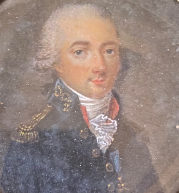 Gabriel-Étienne de Montrichard (1755-1799), maréchal des logis de la garde constitutionnelle de Louis XVI, capitaine de dragons au régiment Royal.