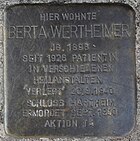 Stumbling block for Berta Wertheimer