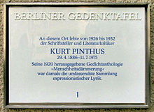 Gedenktafel Heilbronner Str 2 (Schön) Kurt Pinthus.jpg