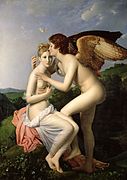 Eros y Psique (1797), de François Gérard, Museo del Louvre, París.