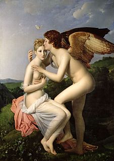 Cupid and Psyche story from the Metamorphoses of Apelius