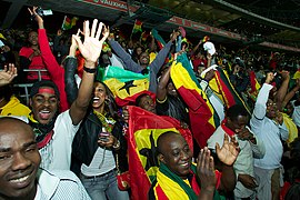 Ghanaian fans at England versus Ghana match (4).jpg