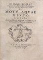De motu aquae (1717)