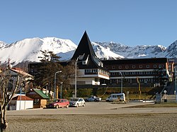 Regeringsgebou van die provinsie in Ushuaia.