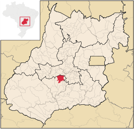 Kaart van Palmeiras de Goiás