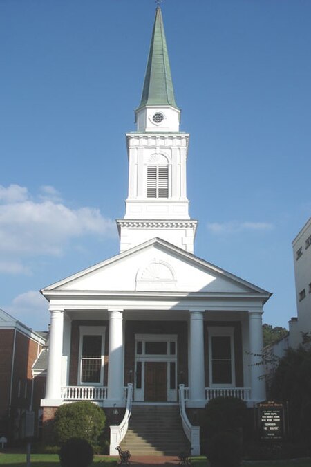 First Presbyterian Church, founded by Rev. Hezekiah Balch and Samuel Doak in 1780