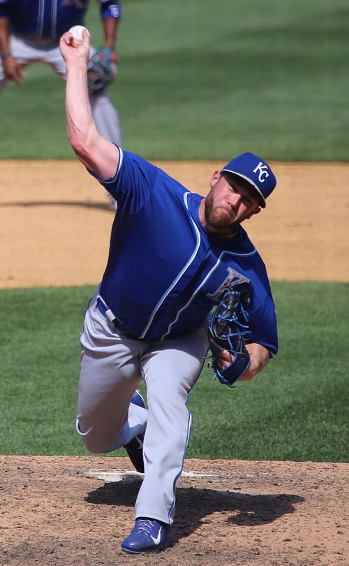 Holland with the Kansas City Royals in 2015