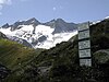 Rear (right) and Vordere Gubachspitze (left) from the east