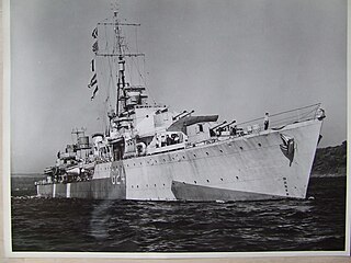 HMCS <i>Huron</i> (G24) Destroyer of the Royal Canadian Navy