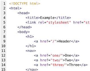 color outlined code for easier coding and finding of scripts