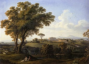 Blick auf die Villa Albani in Rom (1779)