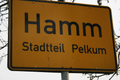 Ortstafel Hamm–Pelkum – Stadt Hamm - Nordrhein–Westfalen