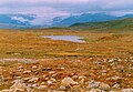 Ledovec na Hardangerviddě v srpnu