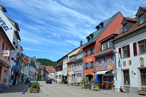 Hauptstraße in Elzach