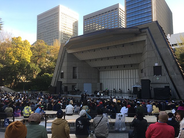 Hibiya Open-Air Concert Hall, where D'erlanger performed what became their penultimate concerts in 1990.