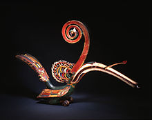 A 19th century Iban carving of a hornbill. Hornbill Figure from Borneo.jpg