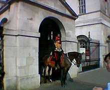 A Guard of the King's Troop at Horse Guards Parade Horseguardssentry.jpg