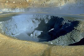 Mud pot at Námafjall