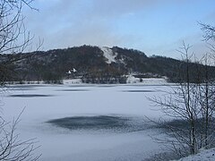 Müllberg im Winter