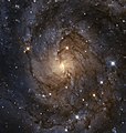 Hochaufgelöste Fotografie des zentralen Bereichs mithilfe des Hubble-Weltraumteleskops