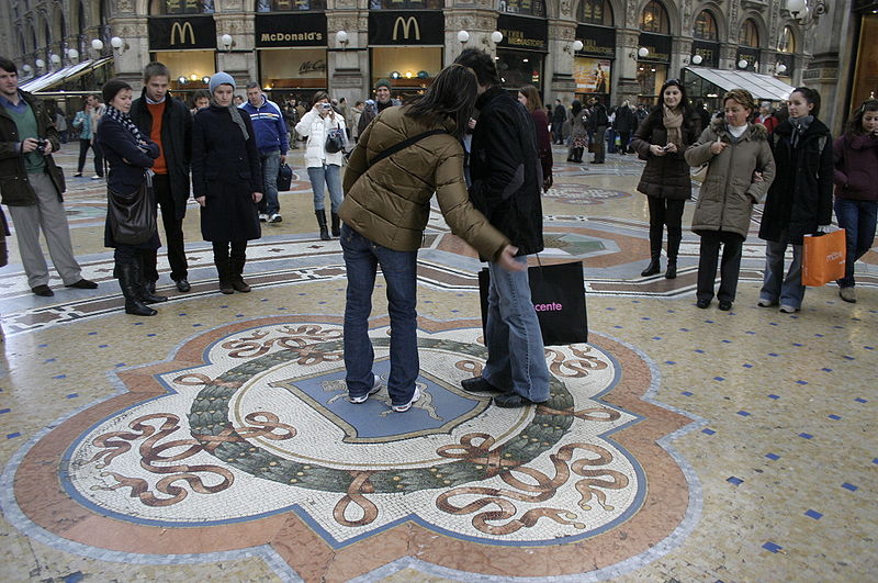 File:IMG 4339 - Milano - Galleria Vittorio Emanuele - Le 4 capitali d'Italia - 2 - Torino - Foto Giovanni Dall'Orto 20-jan 2007.jpg